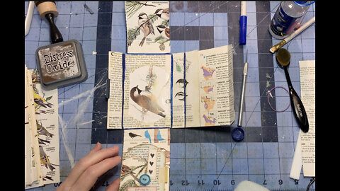Episode 172 - Junk Journal with Daffodils Galleria - Chickadee Packaging Journal - Pt. 2