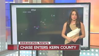 Los Angeles Car Chase Enters Kern County