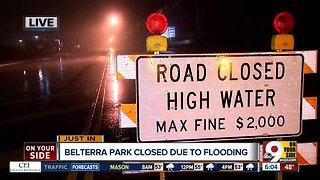 Belterra Park closed due to flooding