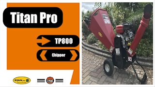 Titan Pro TP800 Chipper Shredder Pre-Release Product video