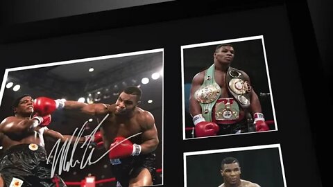 HWC Trading FR A3 Mike Tyson Gifts Printed Signed Autograph Picture for Boxing Memorabilia Fans.