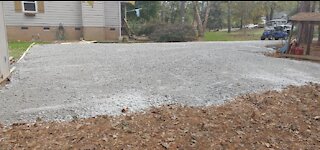 Spreading Gravel