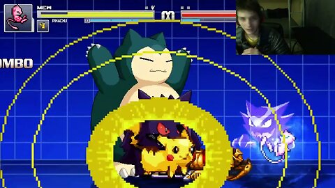 Pokemon Characters (Pikachu, Gengar, Snorlax, And Mew) VS Goldar In An Epic Battle In MUGEN