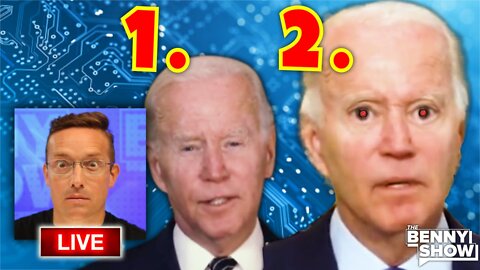 ROBO-BIDEN?! White House Releases Shocking Video Of UNBLINKING Mechanical Joe - Biden Is NOT There