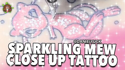 Sparkling Mew Close Up Tattoo