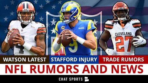Deshaun Watson Latest, Matt Stafford Injury + NFL Trade Rumors On Kareem Hunt & Jimmy Garoppolo