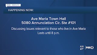 Ave Maria Town Hall meeting