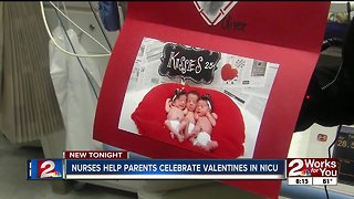 NICU babies, nurses surprise parents on Valentine's Day