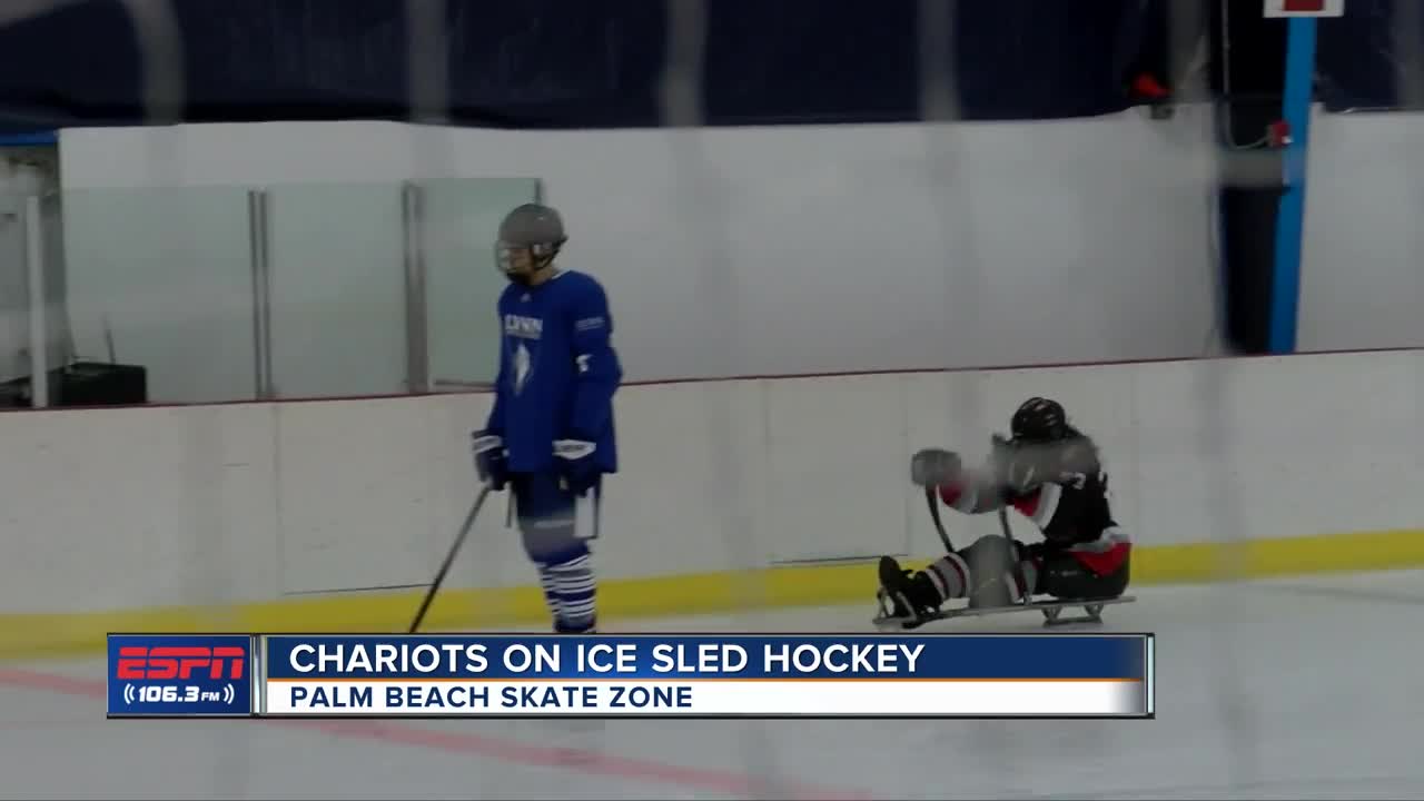 Chariots on Ice Sled Hockey Clinic