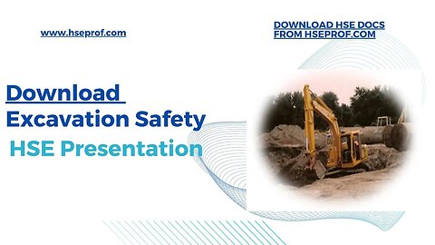 HSE Presentation on Excavation Safety hseprof com