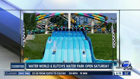 Water World opens Saturday!