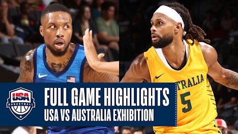 USA vs. Australia EXHIBITION FULL GAME HIGHLIGHTS JULY 12, 2021 For TOKYO OLYMPICS