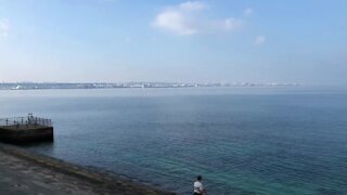 Morning calm beach, Okinawa