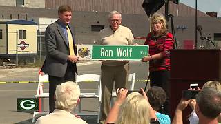 Ron Wolf says he's 'honored' by roadway named after him