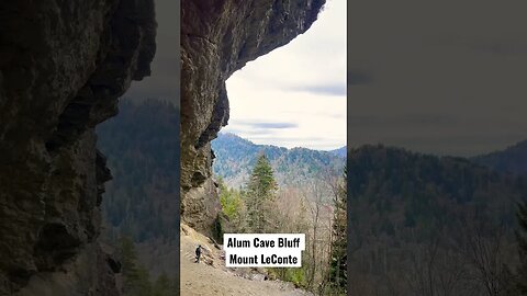 Alum Cave- Mount LeConte #smokies #smokymountains #hiking #nature #mountleconte #greatsmokymountains