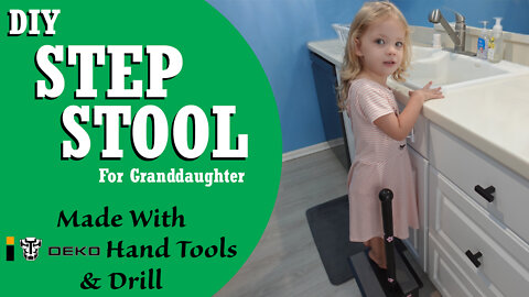 Making a Step Stool with Hand Tools and a Drill