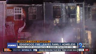 Edgewood fire leaves family homeless