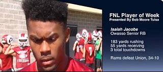 Player of the week Issiah Jacobs Oct 4th