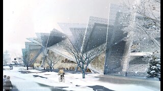 Floral Ice - Design proposal for Museum of Guggenheim in Helsinki, Finland