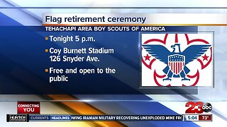 Tehachapi Area Boy Scouts of America hosting flag retirement ceremony