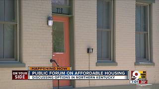 Public forum on affordable housing
