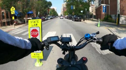 ARIEL RIDER X-CLASS 52V : AGGRESSIVE COMMUTE : DOWNTOWN TO NORTHSIDE CHICAGO : GOPRO : 4K POV - PT.2