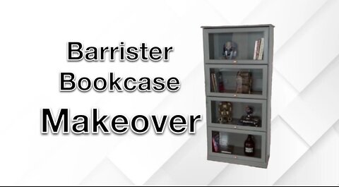 BARRISTER BOOKCASE MAKEOVER/ FURNITURE RESTORATION