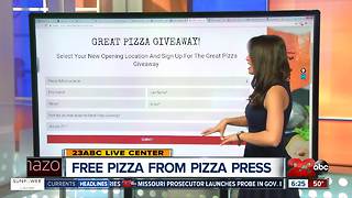 New restaurant and free pizza