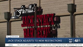Jack Stack adjusts to new restrictions