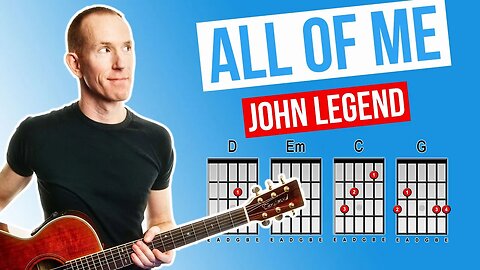 All Of Me ★ John Legend ★ Acoustic Guitar Lesson [with PDF]