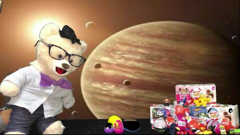 Go on an Adventure to Jupiter with Chumsky Bear | Hatchimal Egg Opening | Science Videos for Kids