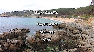 Playa Canelillo playa Canelo in Algarrobo, Chile