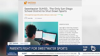 Sweetwater parents petition for students to resume sports