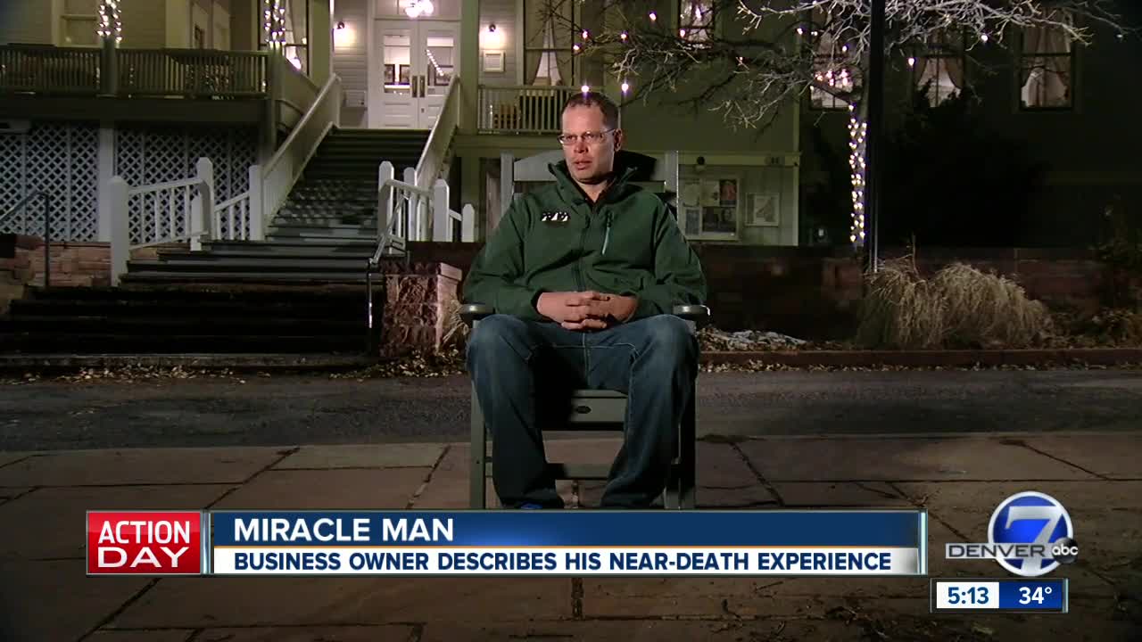 Miracle Man: Business owner describes his near-death experience