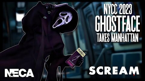 NECA Scream NYCC 2023 Exclusive Ghostface Takes Manhattan Figure @TheReviewSpot