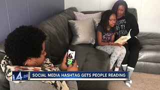 Social media hashtag gets people reading