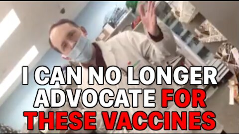 You Won't Believe This Pharmacist's Reaction When Confronted with Moderna Vaccine Insert