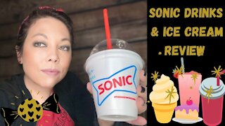 Sonic Drinks and Ice Cream Review