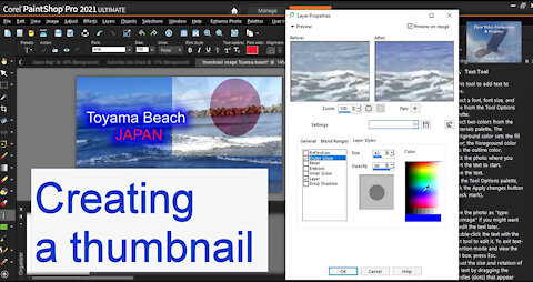 How to create-thumbnail graphic with PaintShop Pro
