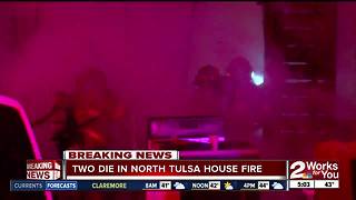 Two die in house fire in north Tulsa