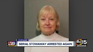Serial stowaway, Marilyn Hartman, arrested at Chicago airport again