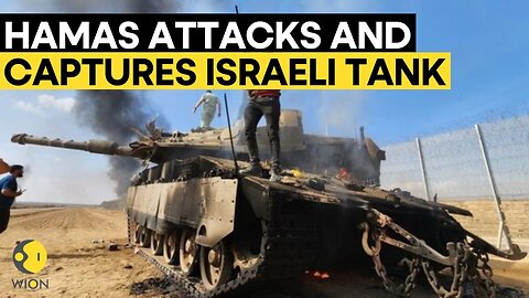 Hamas video claims to show group targeting Israeli tanks in Gaza