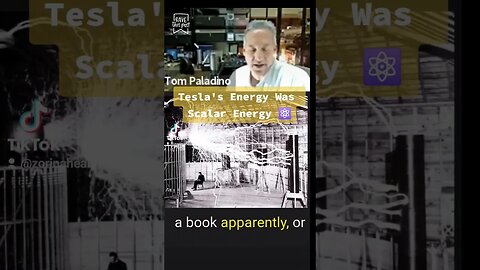 Tesla's Energy Was Not Electricity, It Was Scalar Energy ⚛️