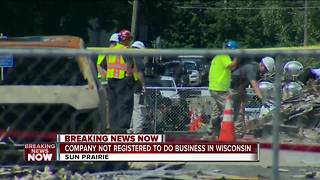 Worker that punctured Sun Prairie gas line not registered in Wisconsin