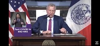 Bill De Blasio Threatens To Permanently Shut Down Churches