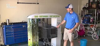 The Arch Cart Santizier helps clean shopping carts of COVID-19