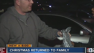 Christmas restored after burglars steal presents from Las Vegas mom