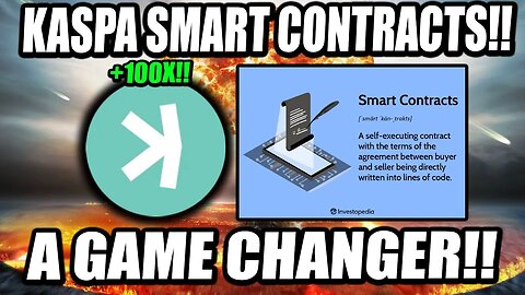 KASPA SMART CONTRACTS WILL BE A GAME CHANGER!! BUY BEFORE THEY GO LIVE!! *URGENT!*