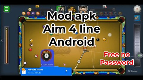 Mod Apk Hack Aim 4 Line 8 Ball Pool 2022 New | 8 Ball pool Hack long line