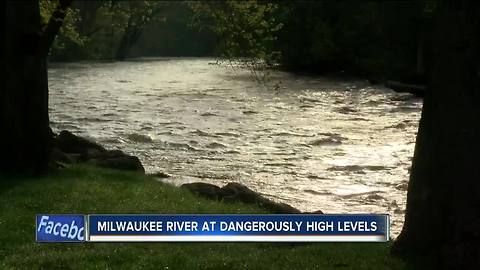 River flooding in Ozaukee Co. leads to dangerous conditions